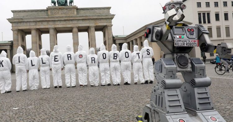 Tech companies and the future of weaponized robots