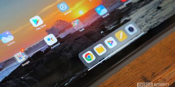Chrome app icon on tablet edited