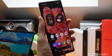 Google Pixel 6 display and bezel