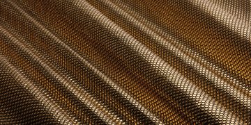 Closeup of Columbia Sportswear's omniheat fabric.