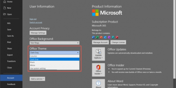 How to Enable and Turn Off Dark Mode in Microsoft Word