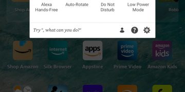 Switch profiles Amazon Fire HD 8 1