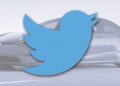 Twitter logo Tesla car