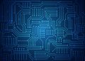 Circuit technology background with hi-tech digital stock illustration