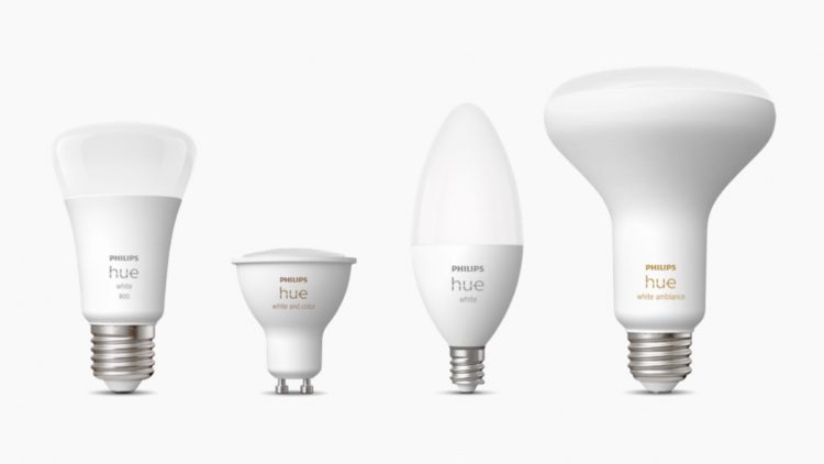 Philios Hue bulb sizes