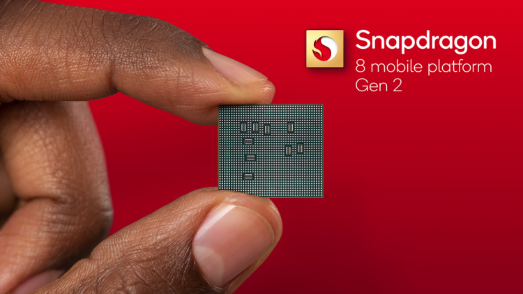 A banner advertising the Snapdragon 8 Gen 2 Chipset