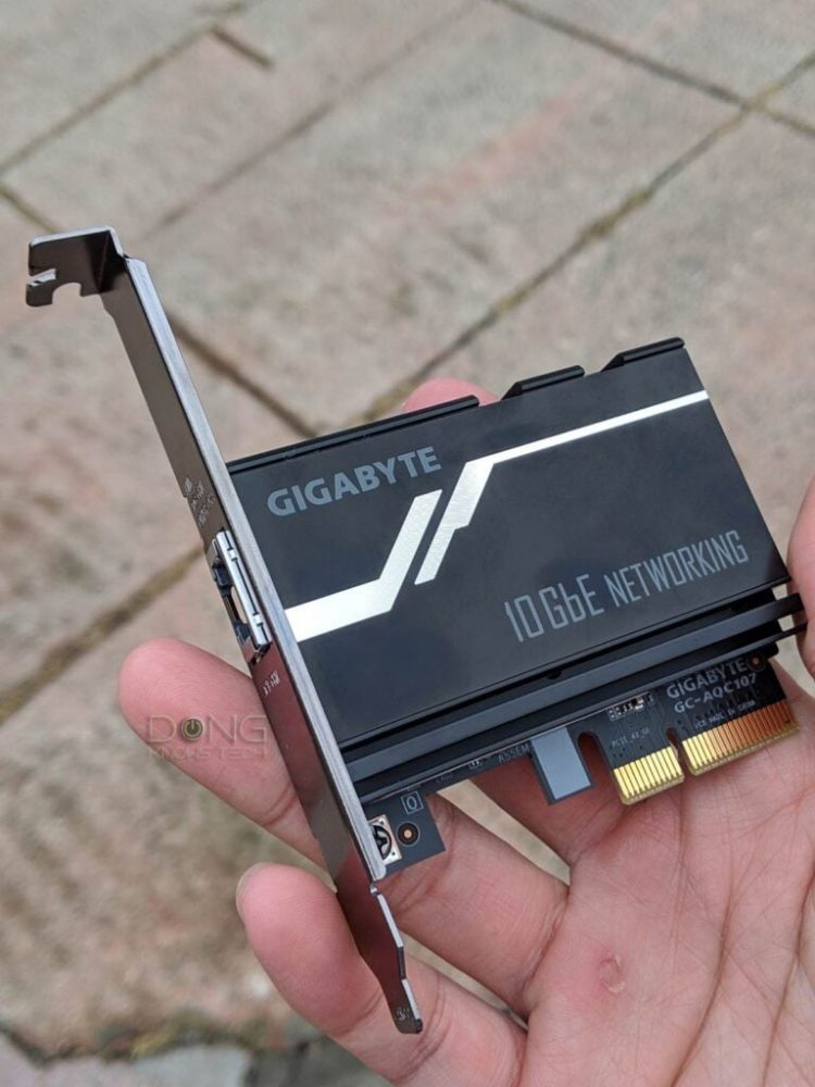 Gigabyte 10GbE Adapter Card. Networking speed testing: Super-fast network car is a must