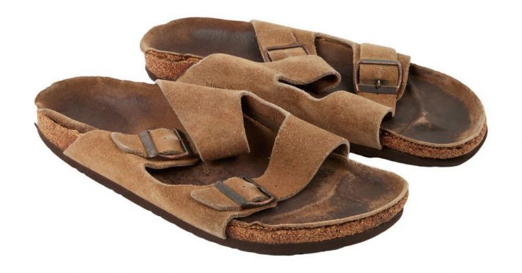 Steve Jobs’ raggedy old sandals just sold for $200,000 at an auction