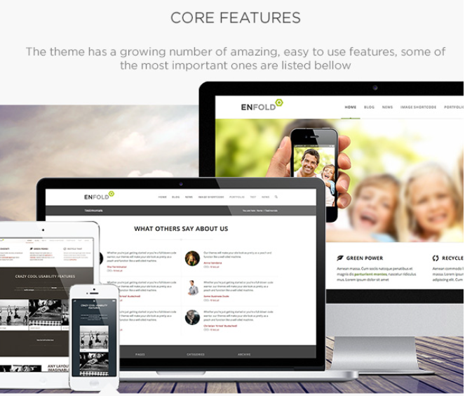 Enfold WordPress Theme Features